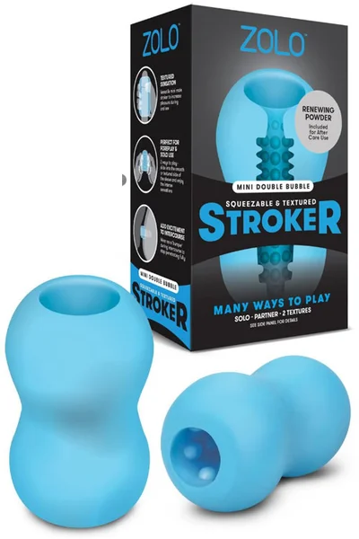 ZOLO Mini Double Bubble 3.1" Masturbator & Oral Enhancer — image 3 of 6