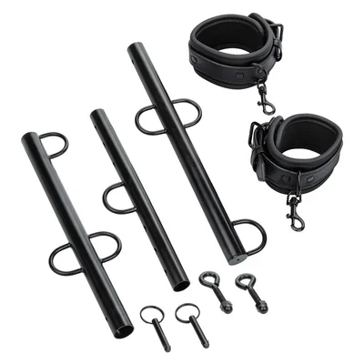 calexotics nocturnal collection spreader bar with cuffs
