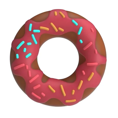 pretty love berry super donut cock ring
