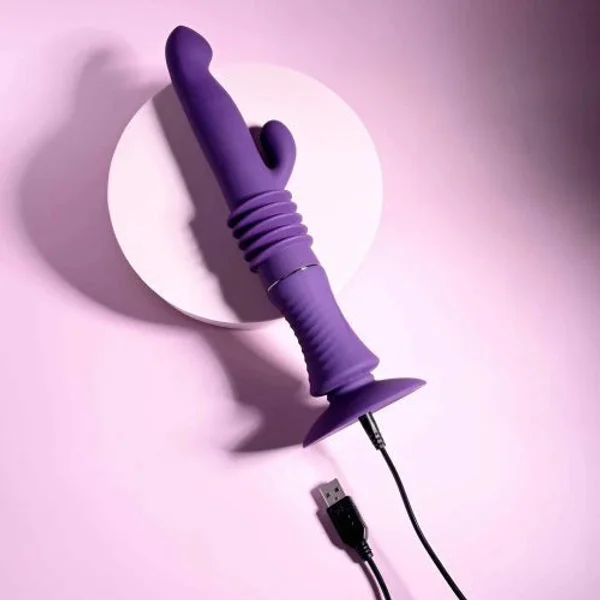 Playboy Hoppy Ending Thrusting Rabbit Vibrator