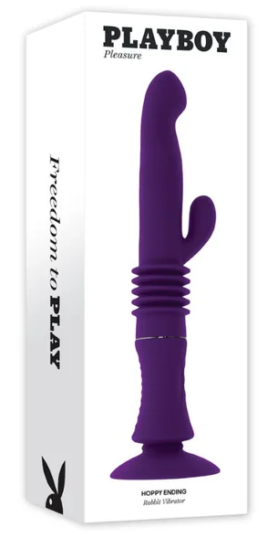 Playboy Hoppy Ending Thrusting Rabbit Vibrator