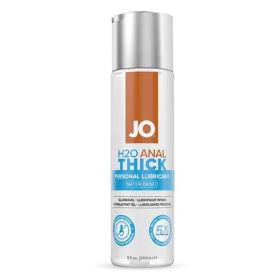 jo h2o anal thick water based personal lubricant 240ml