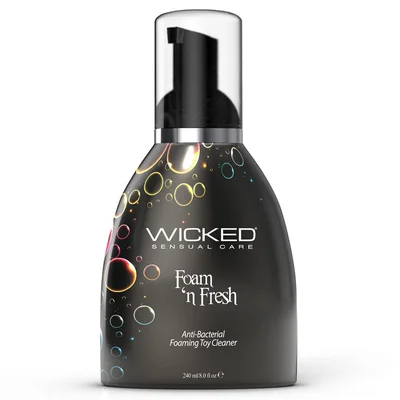 wicked sensual care foam n fresh anti bacterial foaming toy cleaner 240ml
