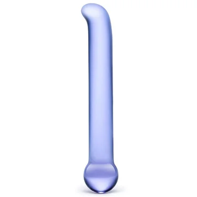 glas 675 inch g spot tickler glass dildo
