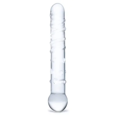 glas 7 inch callisto clear glass dildo