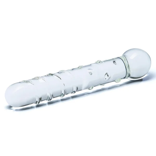 Glas 7 Inch Callisto Clear Glass Dildo — image 2 of 4