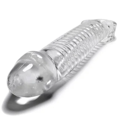 oxballs muscle clear cocksheath with adjustable fit