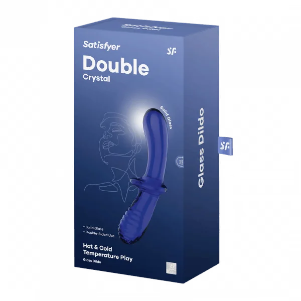 Satisfyer Double Crystal Double Sided Glass Dildo — image 5 of 5
