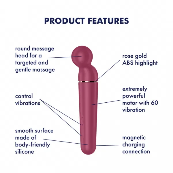 Satisfyer Planet Wand-er Rechargeable Wand Vibrator — image 4 of 5