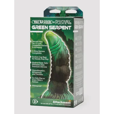 doc johnson fantasy green serpent dildo