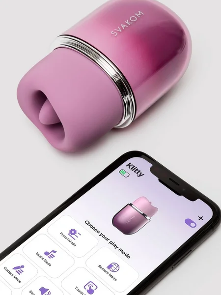 Svakom Hello Klitty App Controlled Licking Clitoral Stimulator with Suction — image 6 of 9