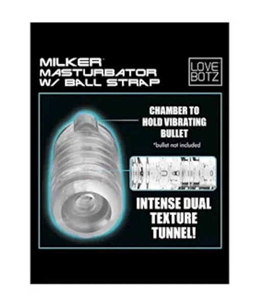 Lovebotz Milker Masturbator With Ball Strap — image 6 of 6