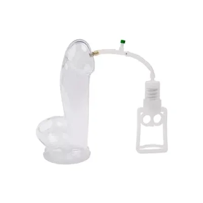 realistic penis pump xl pro crystal