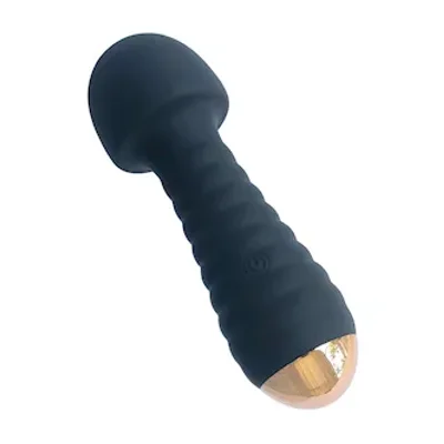 ribbed mushroom head wand massager