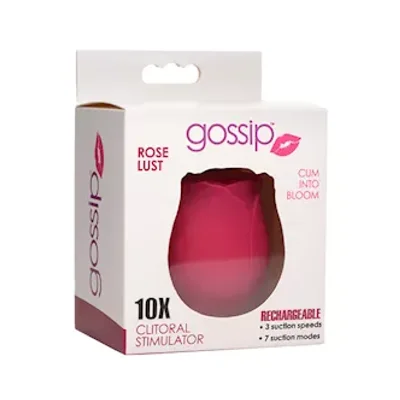 gossip rose 10x silicone clit suction stimulator