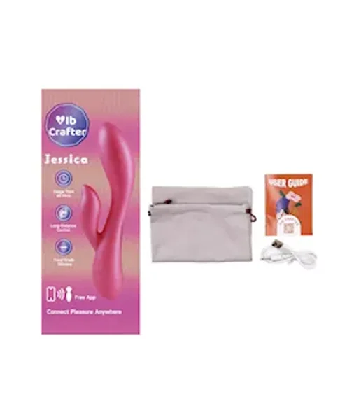 Jessica Silicone Rabbit Vibrator With App Control — image 3 of 3