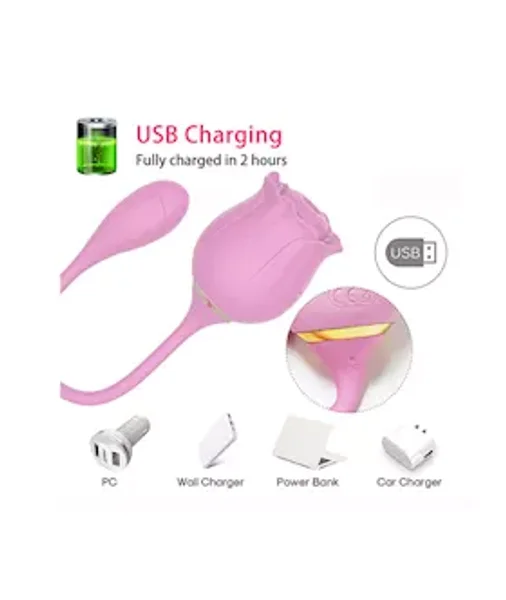 Regal Rose Sucking Vibrator With Egg Vibrator — image 2 of 2