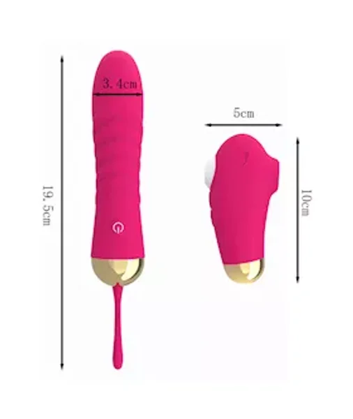 Pulsing Vibe With Sucking Remote Controller — image 4 of 4