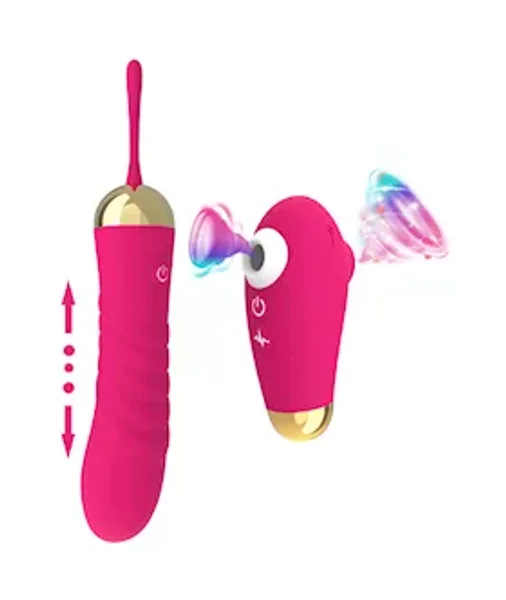 Pulsing Vibe With Sucking Remote Controller — image 2 of 4