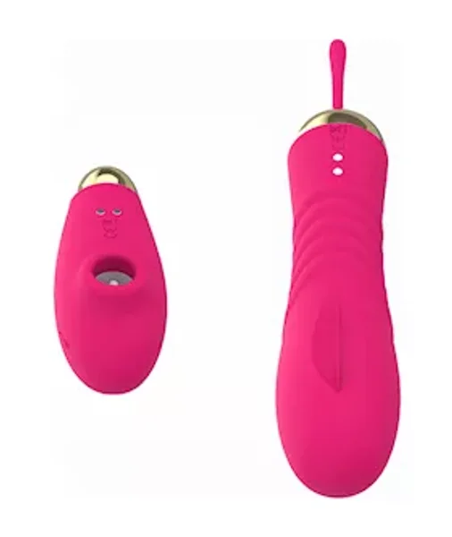Pulsing Vibe With Sucking Remote Controller — image 3 of 4