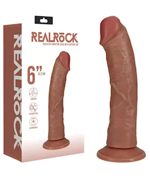 Realrock Vibrating Dildo 8 Inch — image 2 of 2
