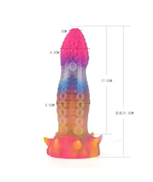 Wild Deep Diver Glow In The Dark Monster Dildo — image 4 of 4