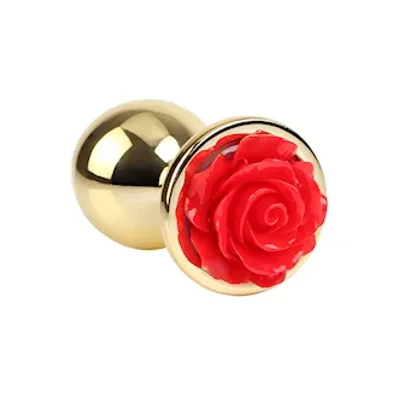 showy rose anal plug