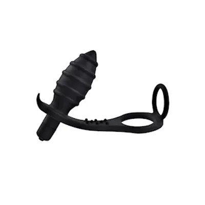 rumble vibrating cock ring plug