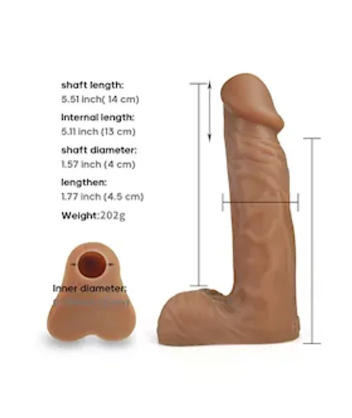 Dante Strap-on Penis Extension Sleeve — image 3 of 3