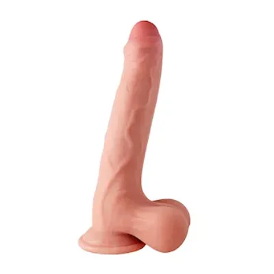 john sliding skin dual layer dildo