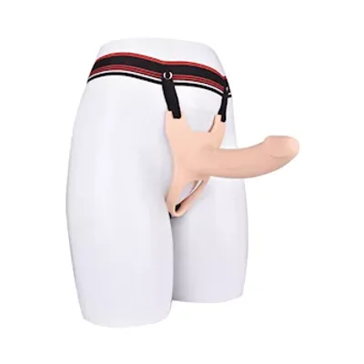 slimline hollow strap on dildo