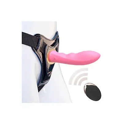slimline feast on me remote controlled vibrating strap on