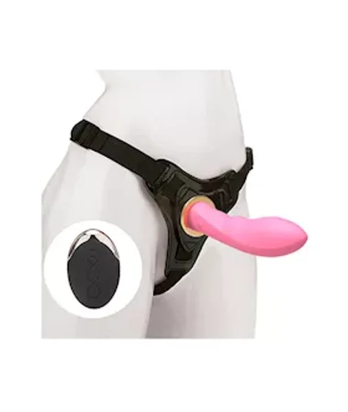 Slimline Feast On Me Remote Controlled Vibrating Strap-on — image 2 of 2