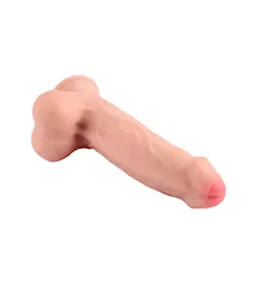 Prodigy Sliding Skin Dual Layer Dildo — image 3 of 5