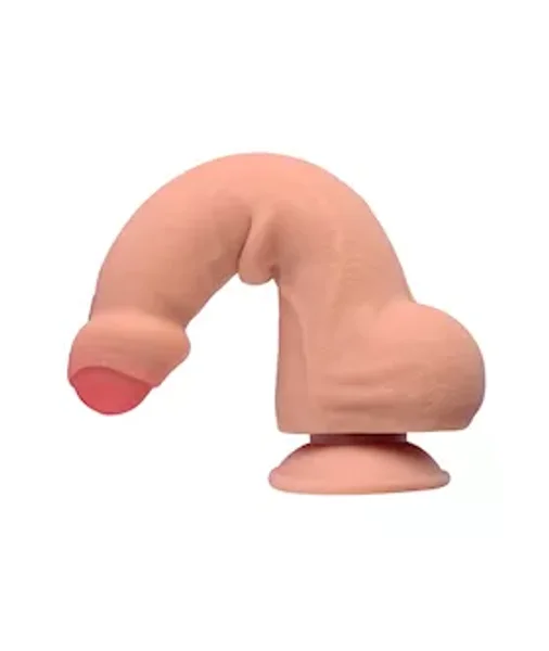 Ruler Sliding Skin Dual Layer Dildo — image 2 of 5