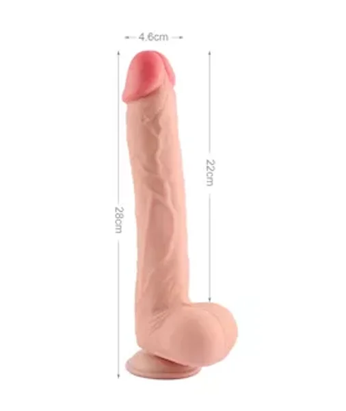 Virtuoso Sliding Skin Dual Layer Dildo — image 5 of 5