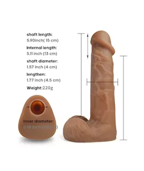 Booker Strap-on Penis Extension Sleeve — image 3 of 3