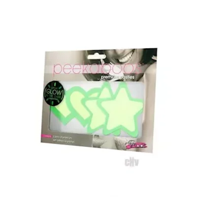 peekaboo gitd heartsstars green