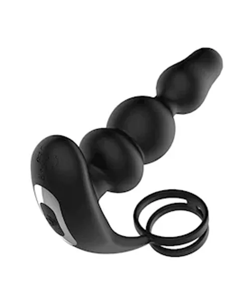 Remote Control Vibrating Anal Beads With Cock Ring — image 4 of 5