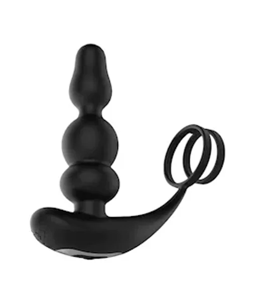 Remote Control Vibrating Anal Beads With Cock Ring — image 3 of 5