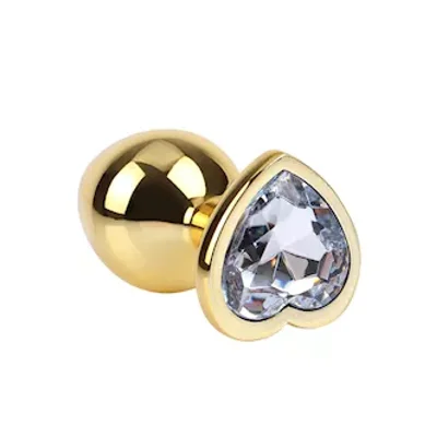clear heart gem plug