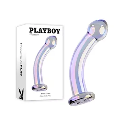 playboy pleasure jewels king glass dildo