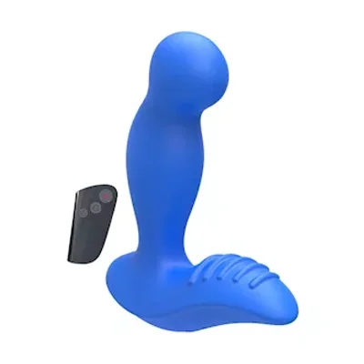 seamless brawny bulb remote controlled vibrating prostate massager