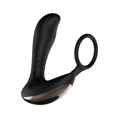 brush over it remote controlled prostate massager with cock ring