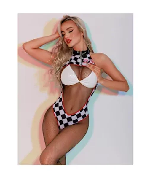 Fishnet Racing Girl Jumpsuit — image 4 of 5