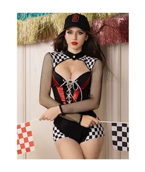 Racing Girl Jumpsuit Costume — image 2 of 4