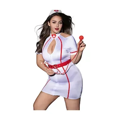 queen size caring nurse costume