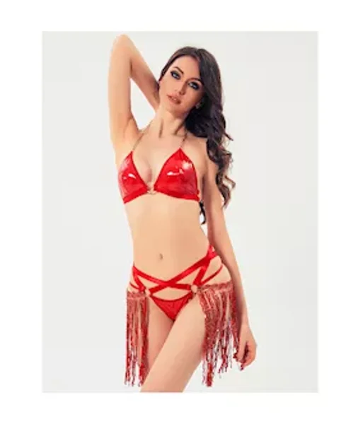Tassel Bra And Panty Set — image 4 of 4