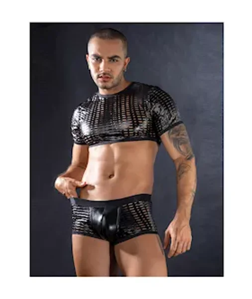 Mesh Tops And Boxer Set — image 4 of 5