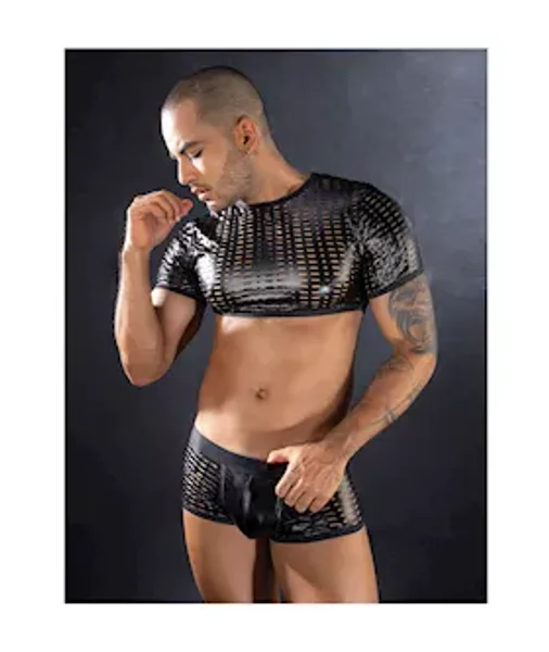 Mesh Tops And Boxer Set — image 3 of 5